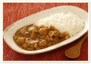 冬大根と白菜の和風カレー