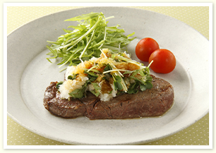 牛フィレステーキ・薬味おろし