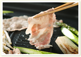 豚肉の焼きしゃぶ