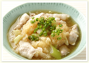 豚ばらのおろし煮