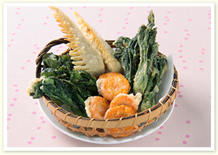 春野菜の精進揚げ