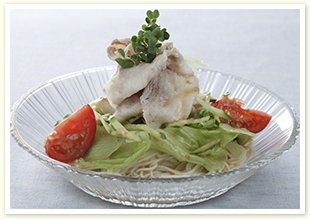 冷しゃぶサラダそうめん