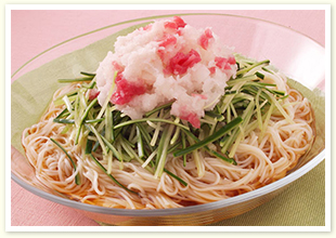 三色そうめん