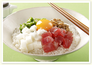 まぐろのネバネバ丼