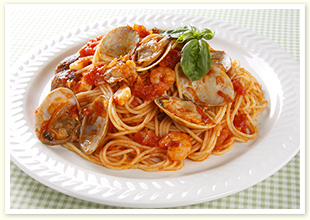 あさりのボンゴレロッソ